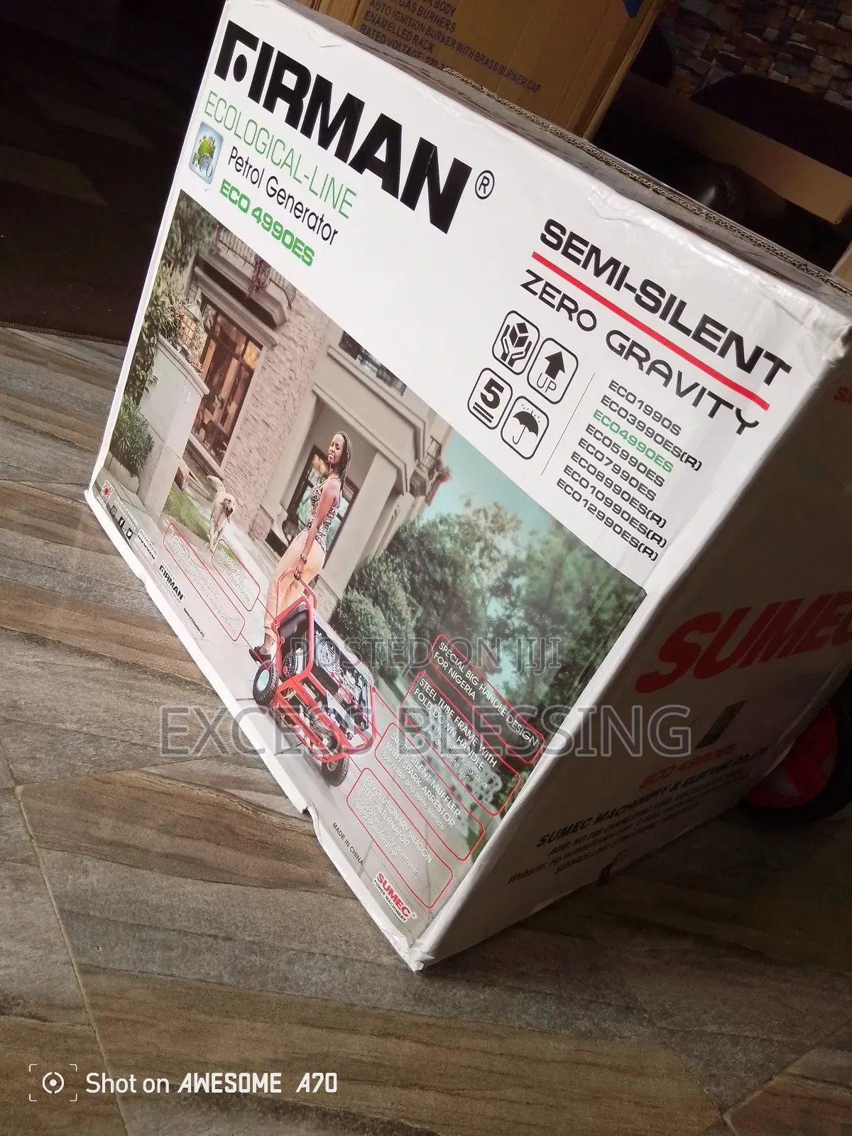 Automatic Fireman Key Start Generator 4.5kva_ Eco 4990es