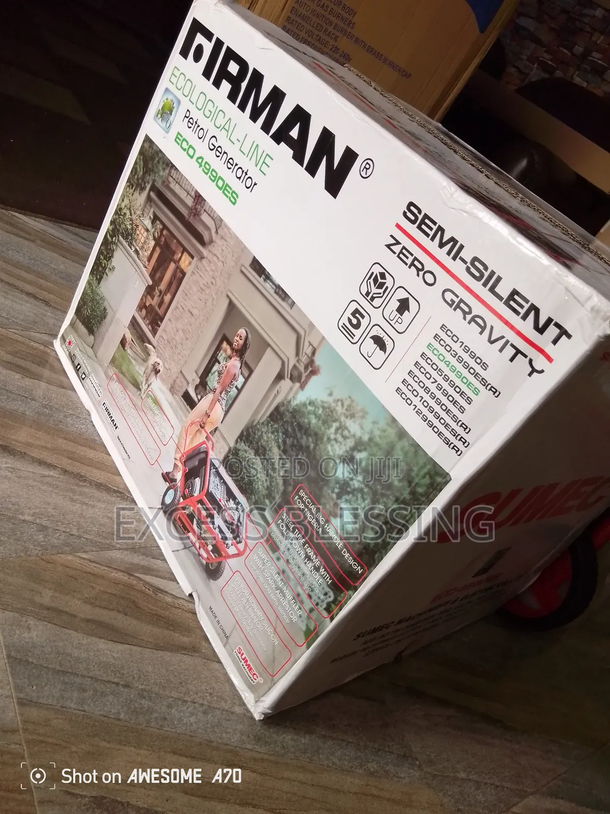 Introducing the New Fire Man 4.5kva_eco 4990es Generator