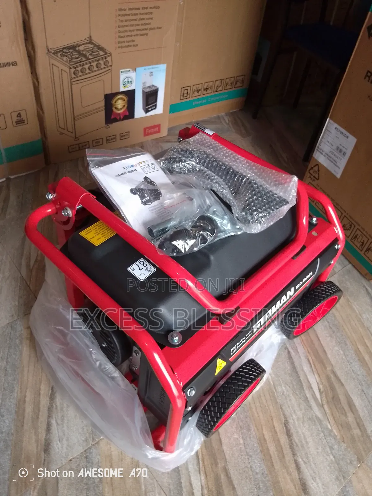 Introducing the New Fire Man 4.5kva_eco 4990es Generator