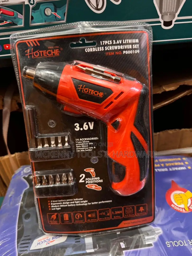 17pcs 3.6V Lithium Cordless Screwdriver Set Item No. P800109