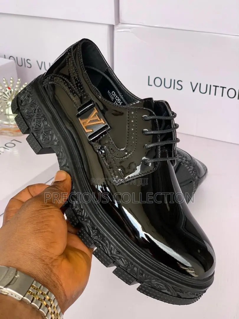 Men's Loius Vuitton Leather Shoes