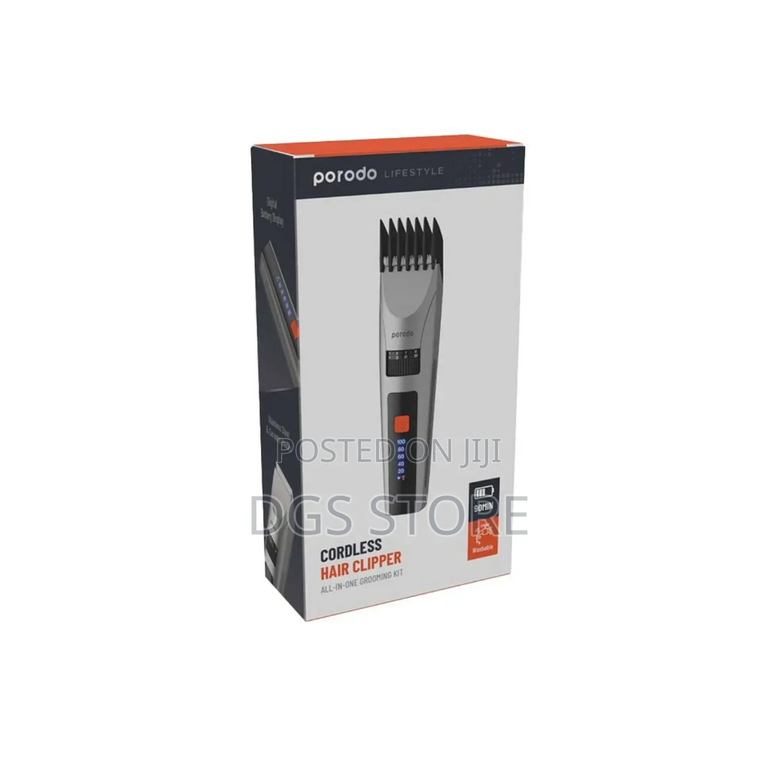 Porodo Cordless Hair Clipper All in One Grooming Kit