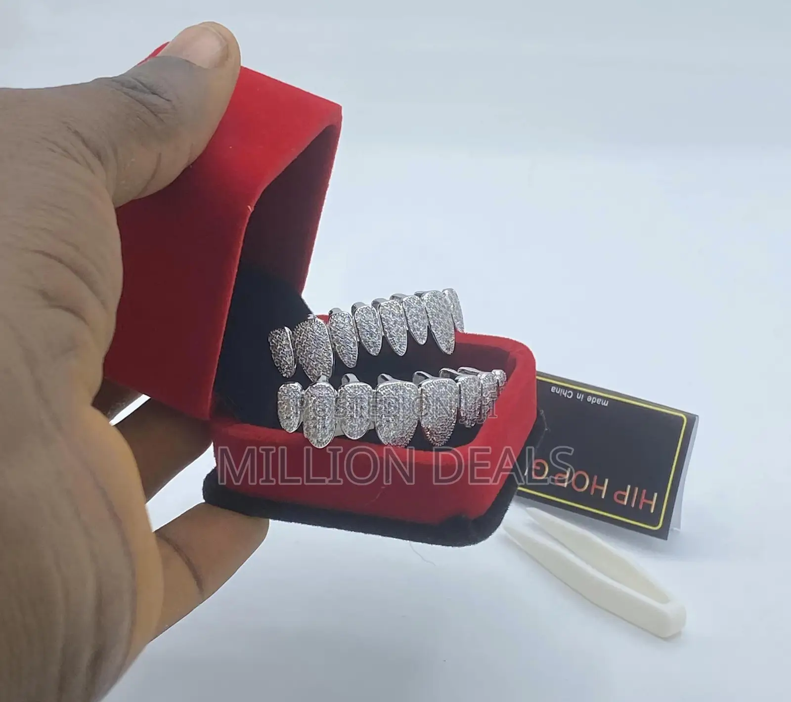 Iced Classic Out Men's Teeth Grillz Silver