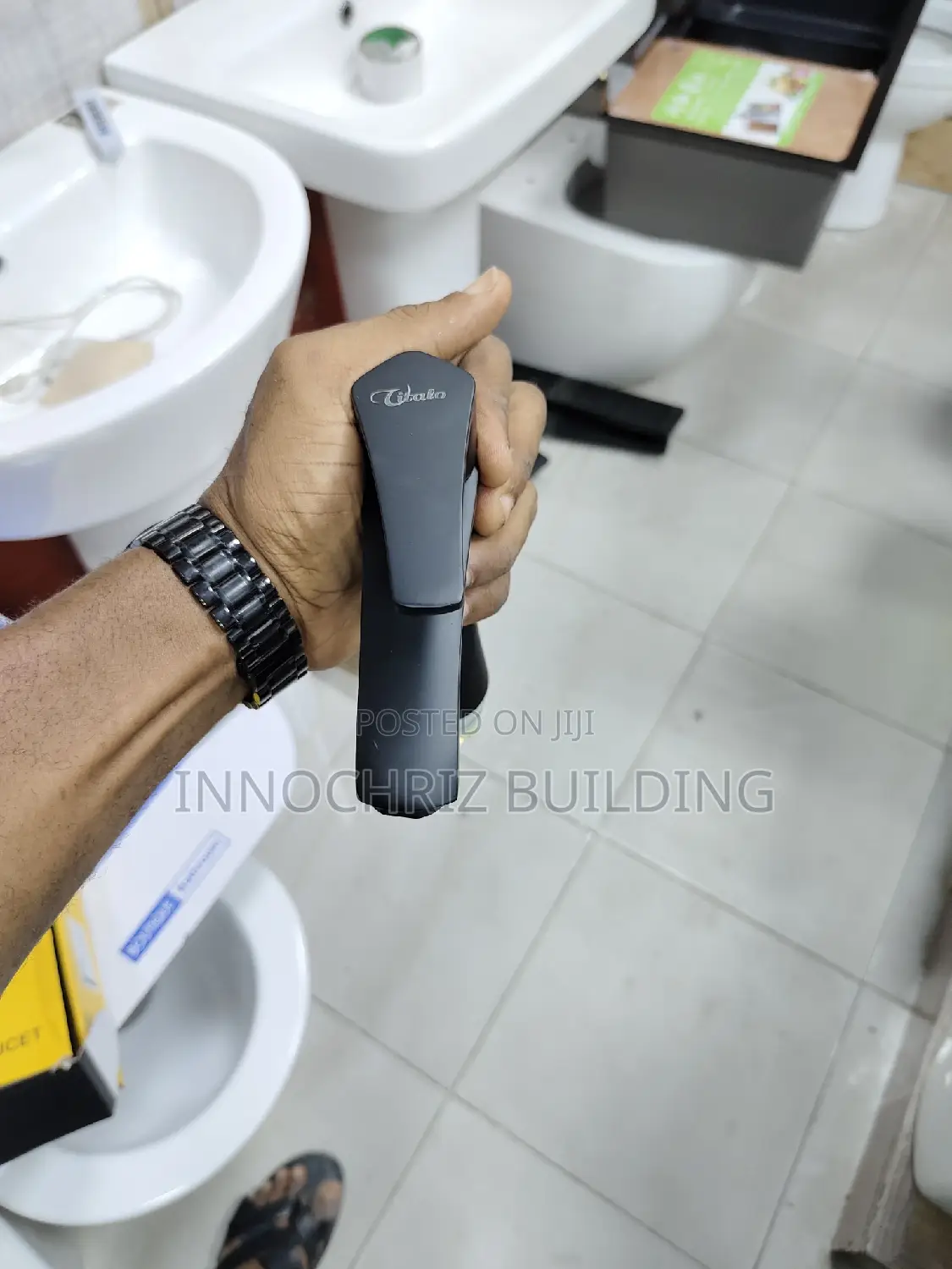 Black Single Basin Tap (653S)