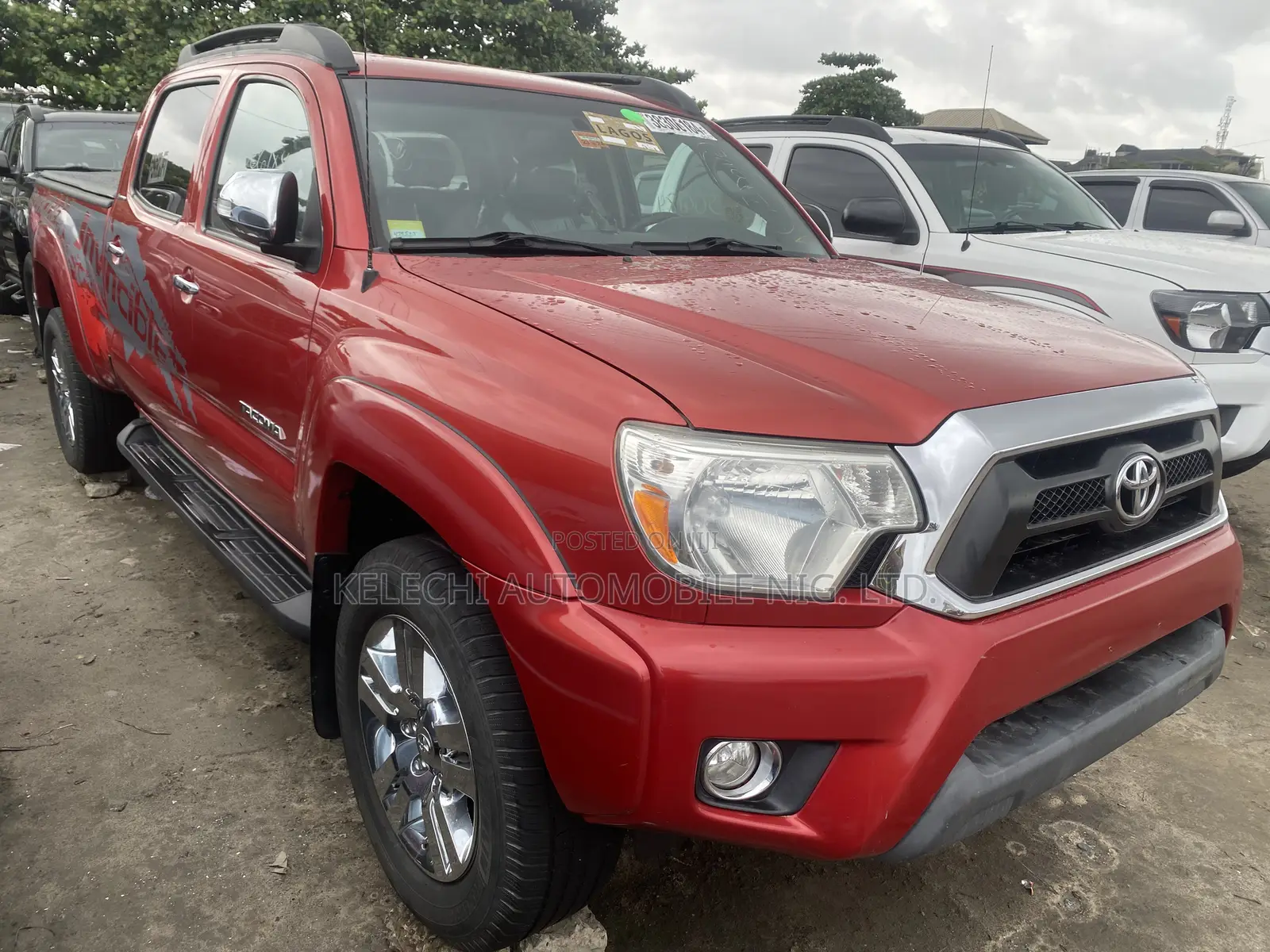 Toyota Tacoma V6 4dr Double Cab 4WD 5.0 ft. SB (4.0L 6cyl 5A) 2014 Red