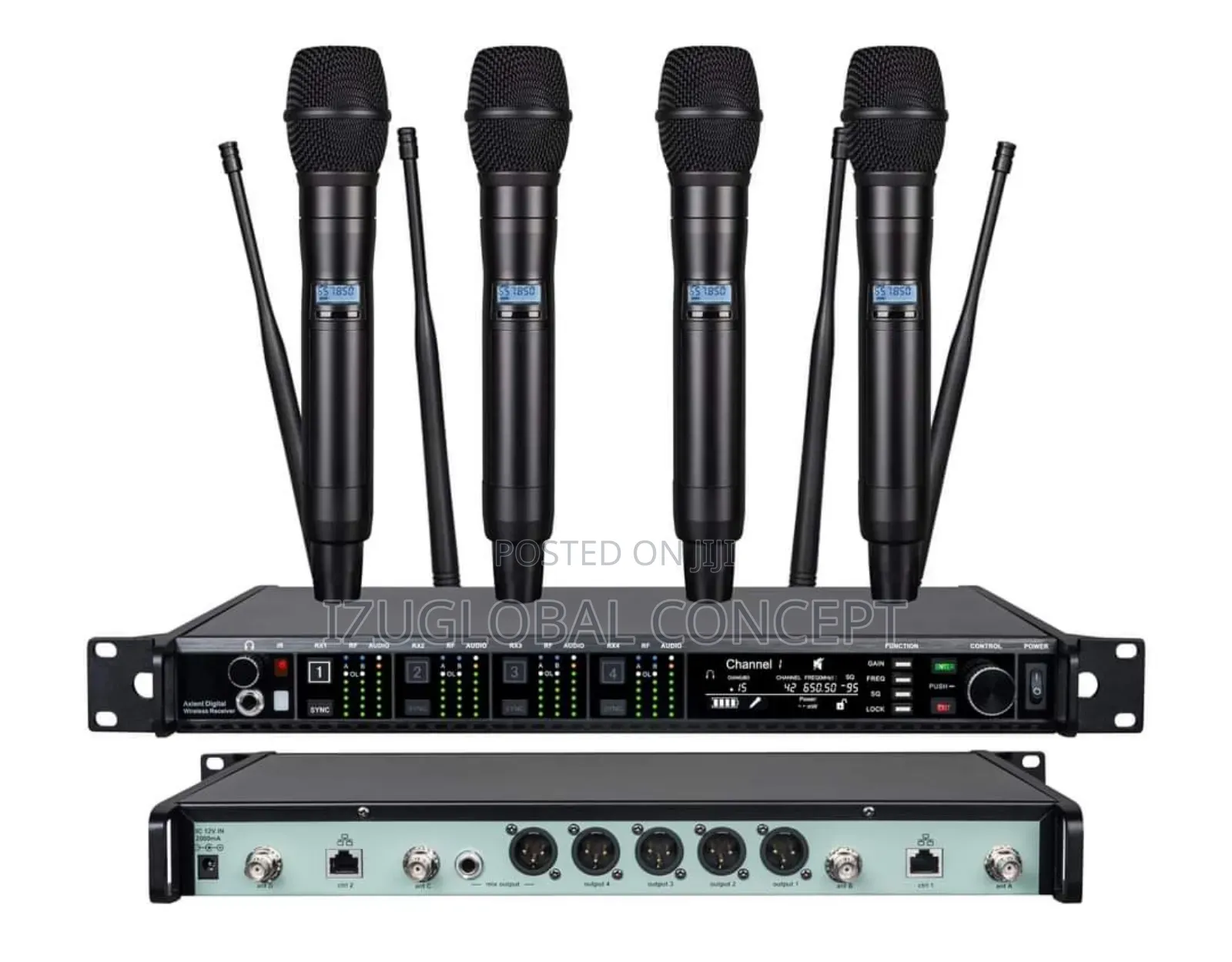 Dvon Act 9460 4in1 Professional Selateble Frequency Wireless