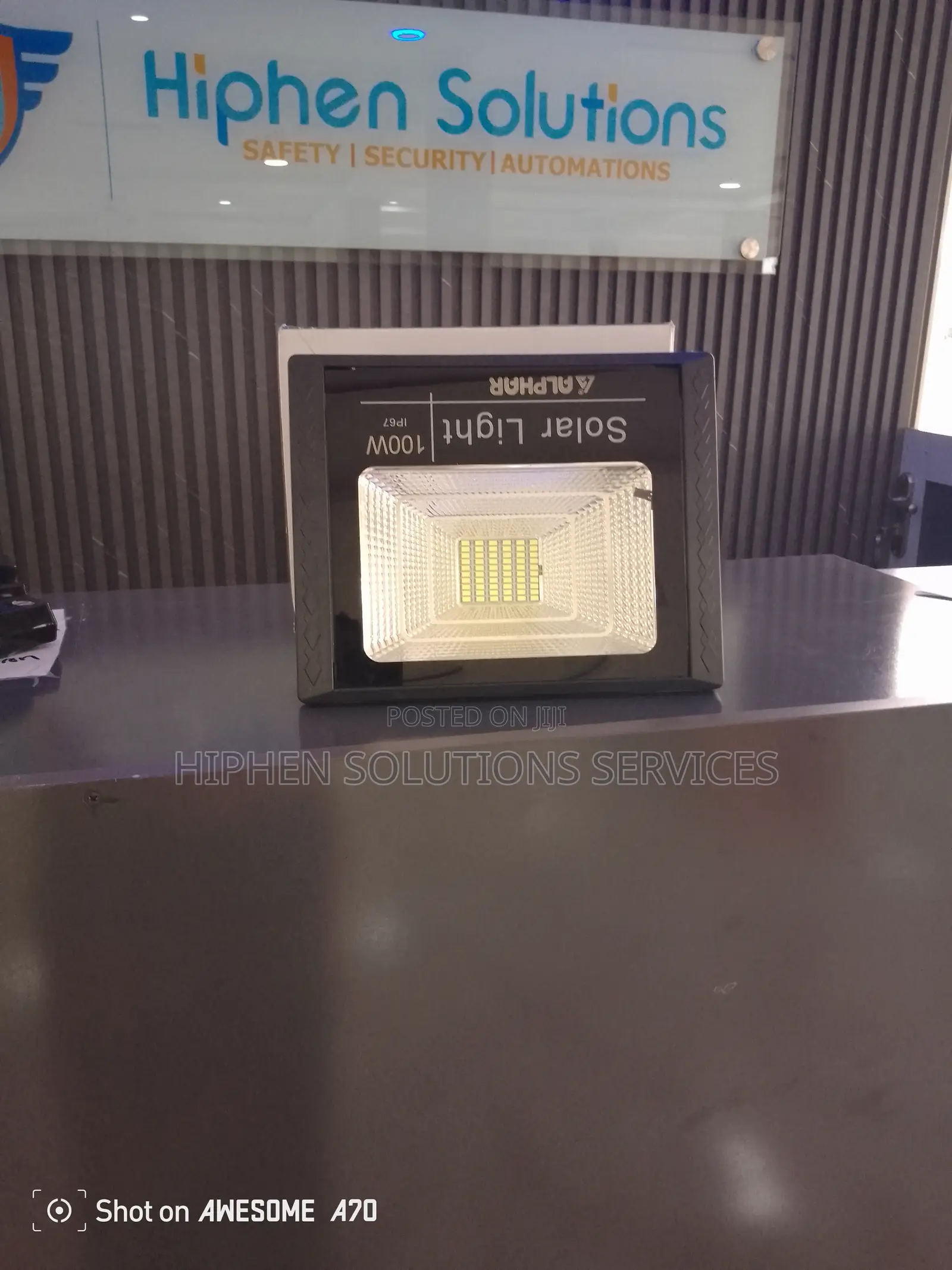 Safely 100W Solar LED Flood Light