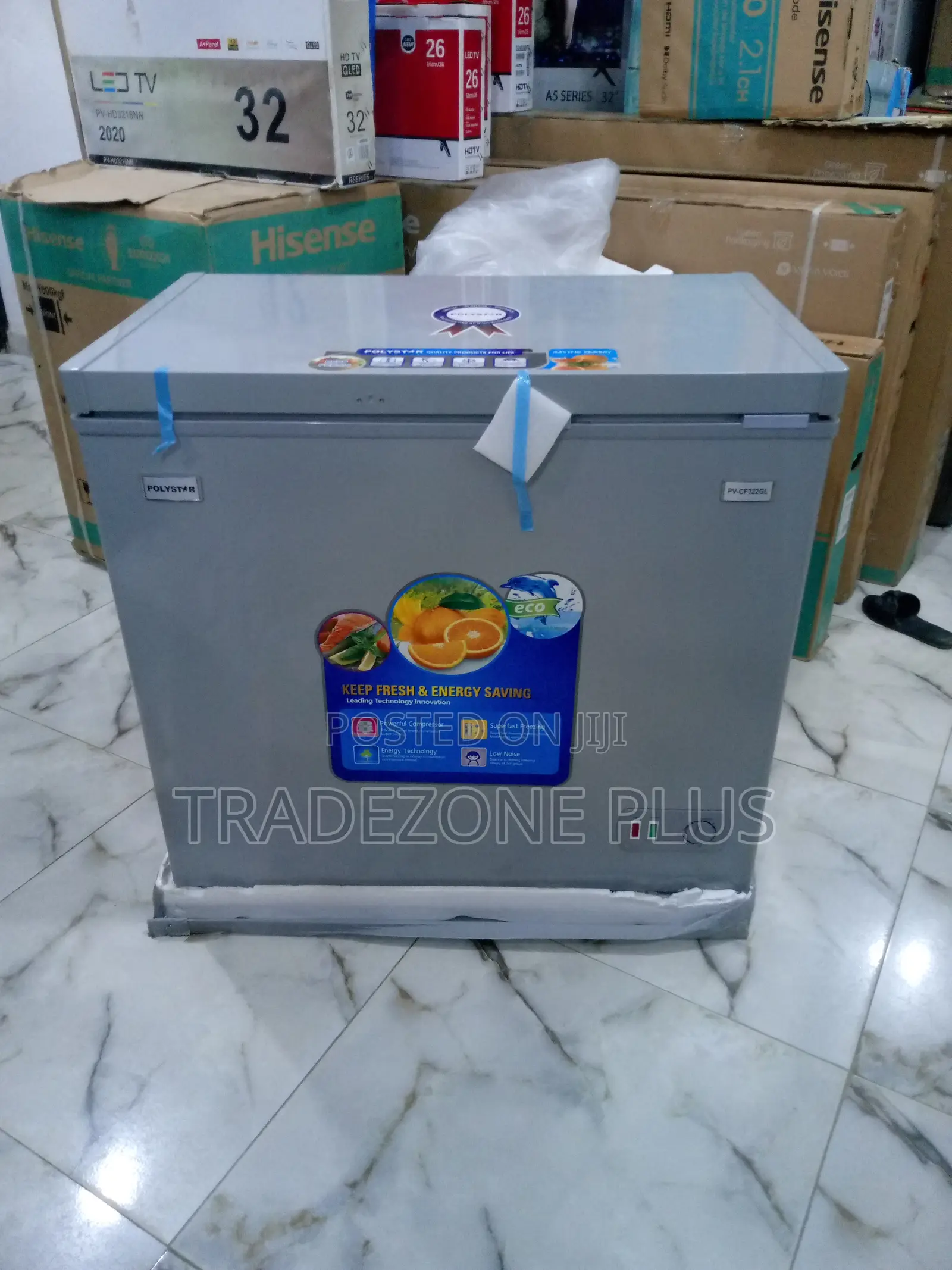 Polystar 200L Chest Freezer With Sliding Glass Door