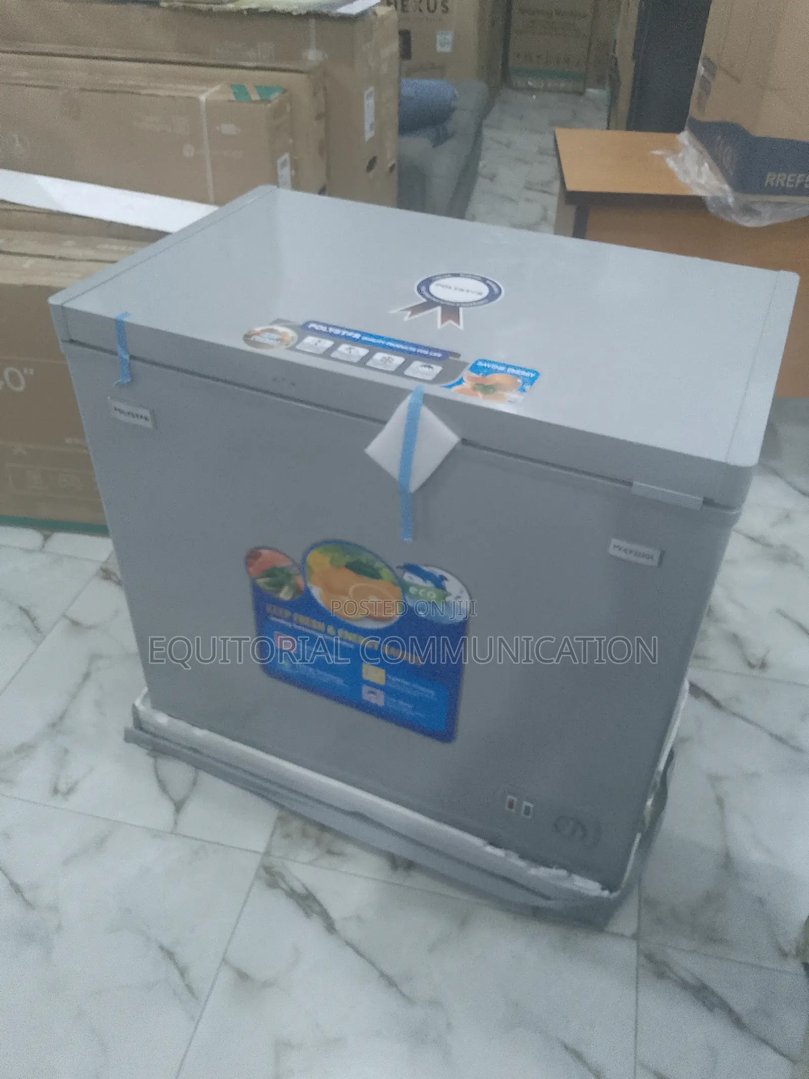 Pv-Cf322gl - 200litrs Polystar Chest Freezer Silver
