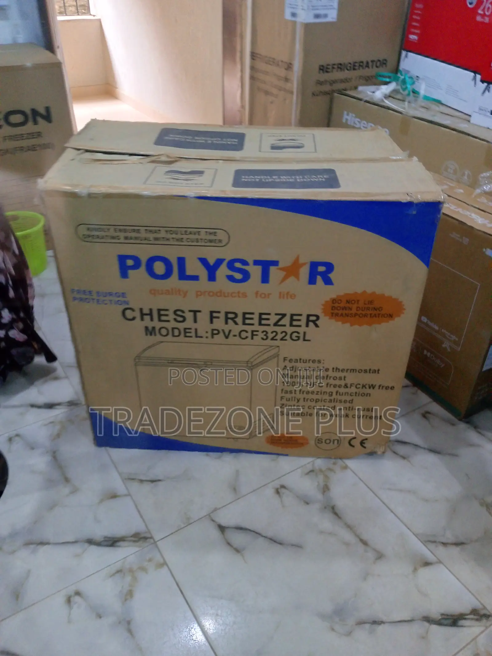 Brand New Polystar Single Door Chest Freezer