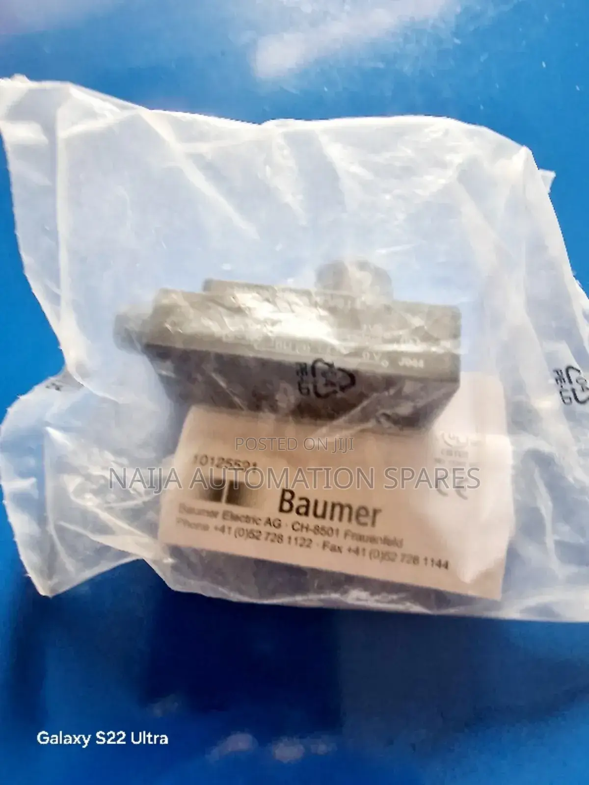 Baumer Ultrasonic Sensor | UNDK 30u6103/S14