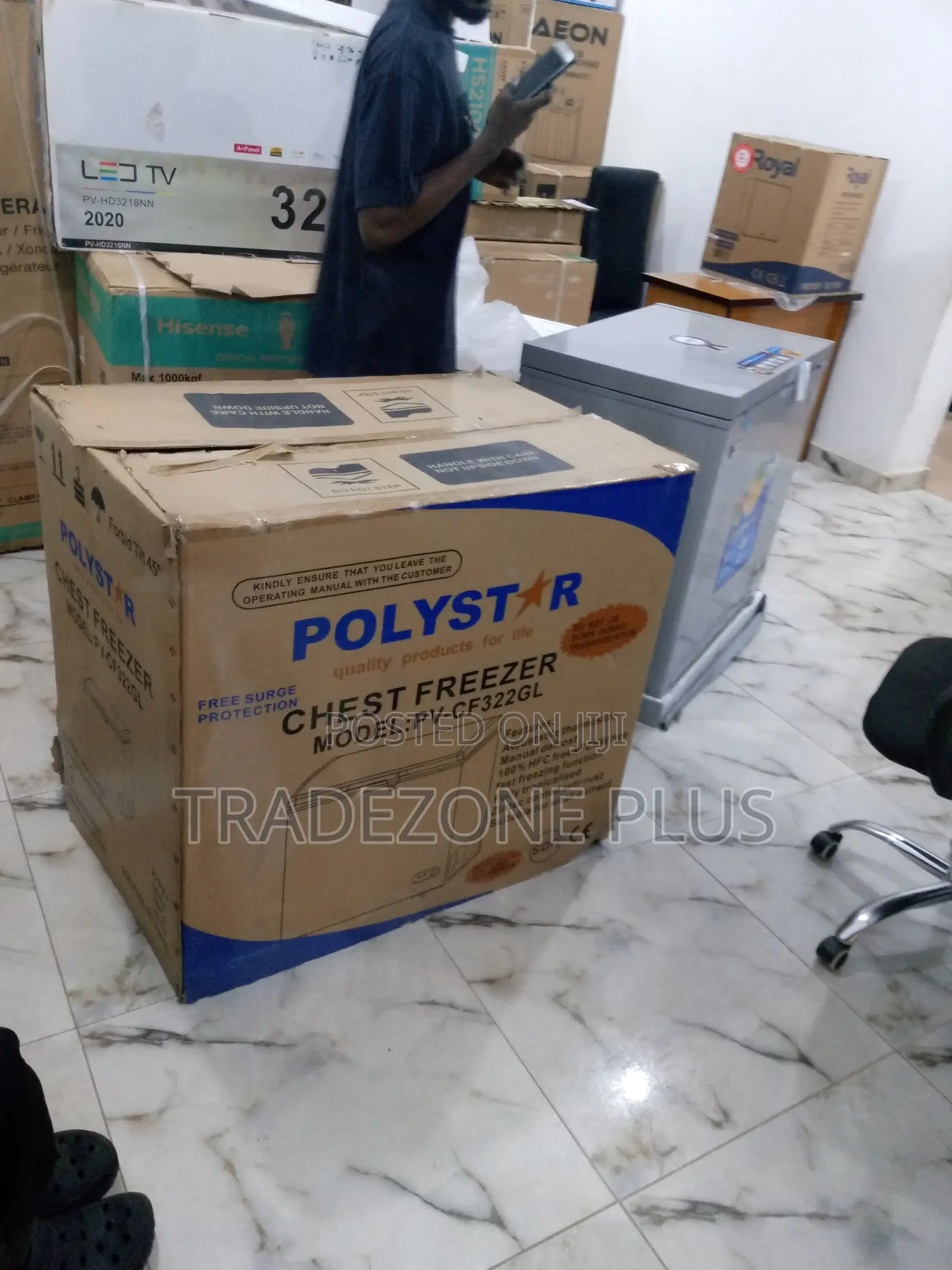 Brand New 200ltrs Polystar Chest Freezer-Pv-Cf322gl