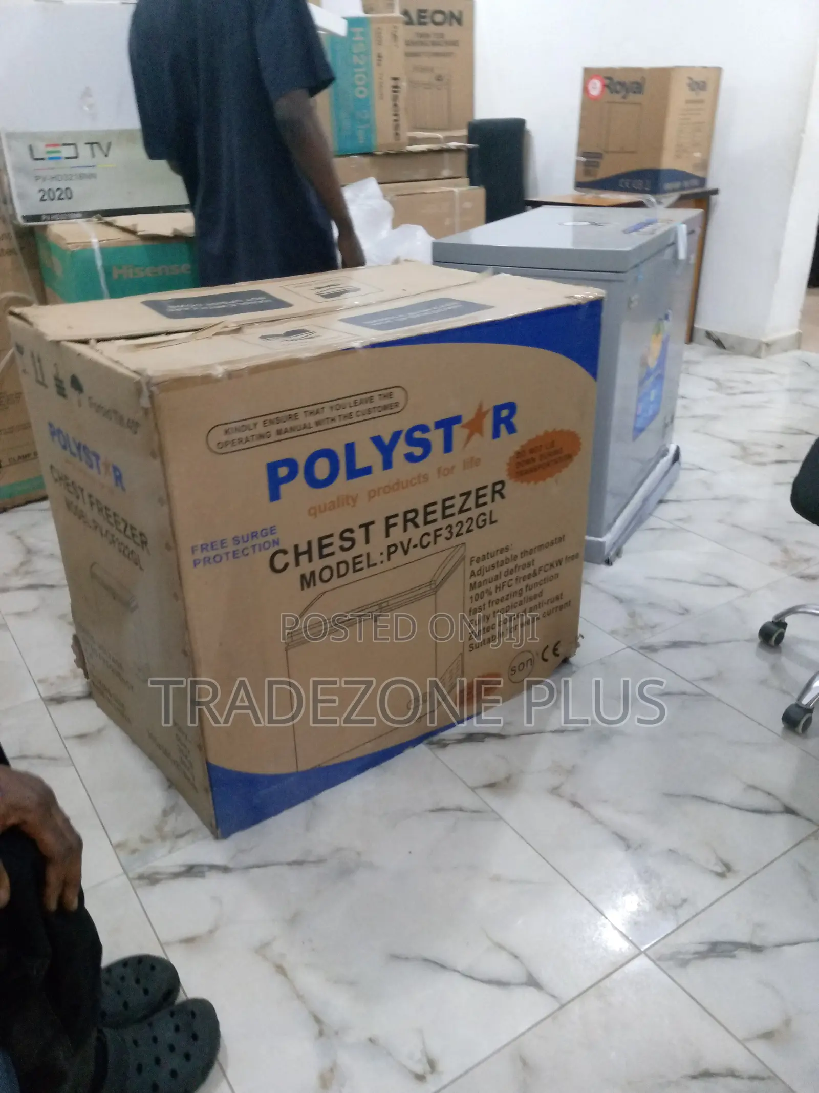 Brand New Polystar Pv-Cf322gl Chest Freezer