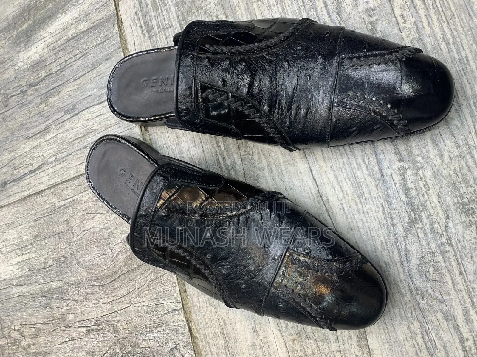 Luxury Italian Genii Half Shoe
