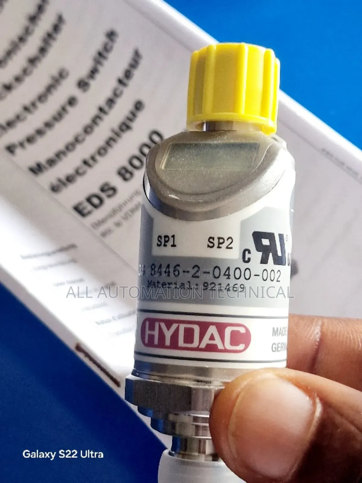 Hydac Pressure Sensor / Switch | EDS 8446-2-0400-002