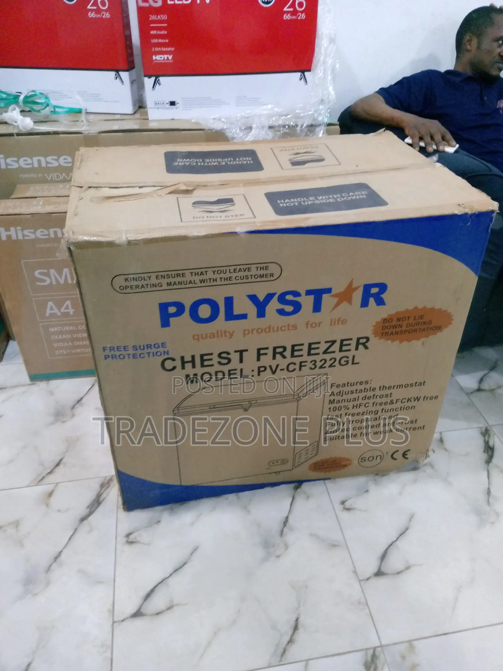 New Polystar 200ltrs Chest Freezer
