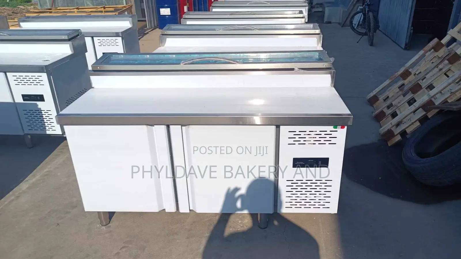 Industrial Salad Bar Display Freezer