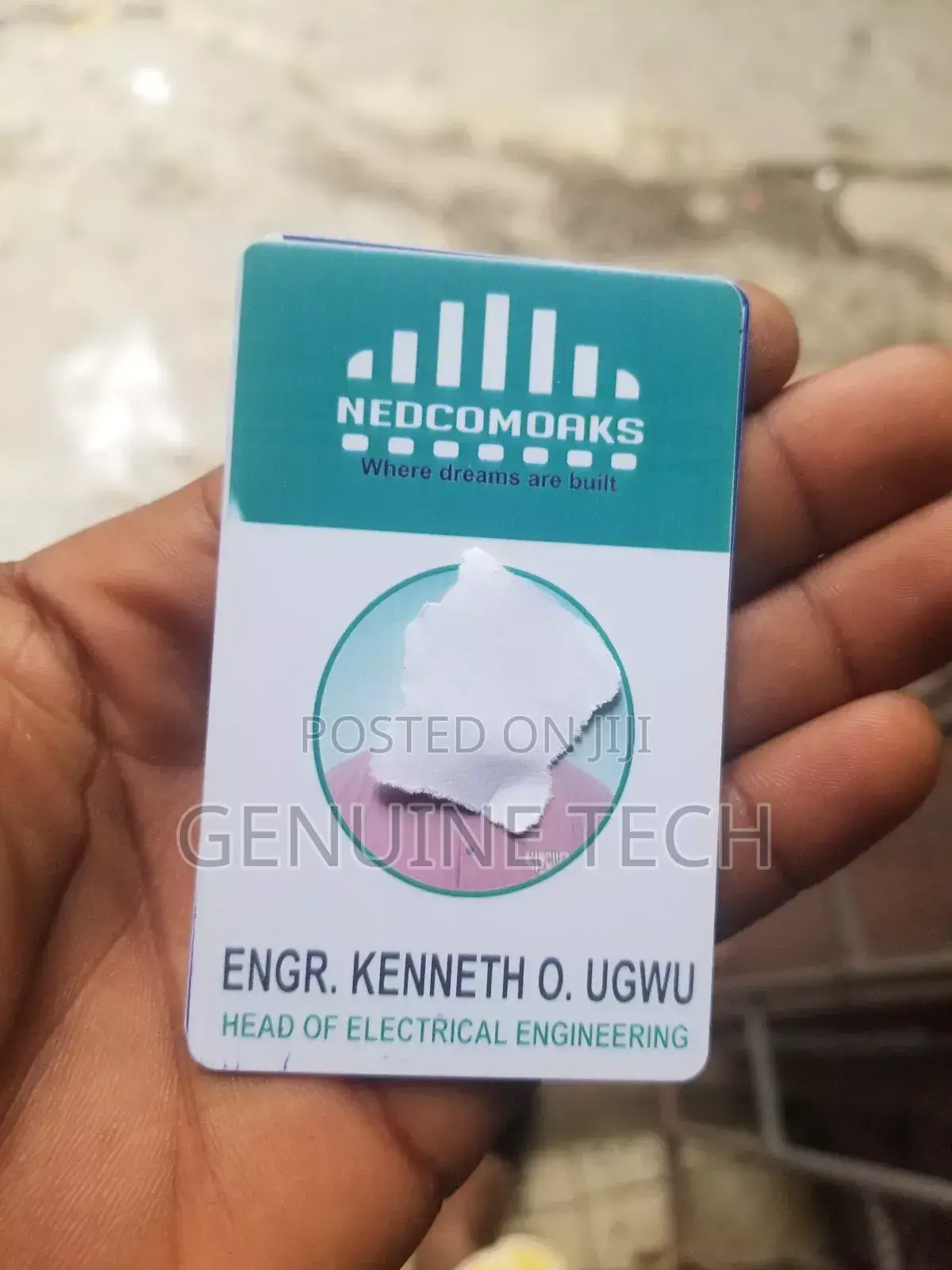 Printing of I.D Card