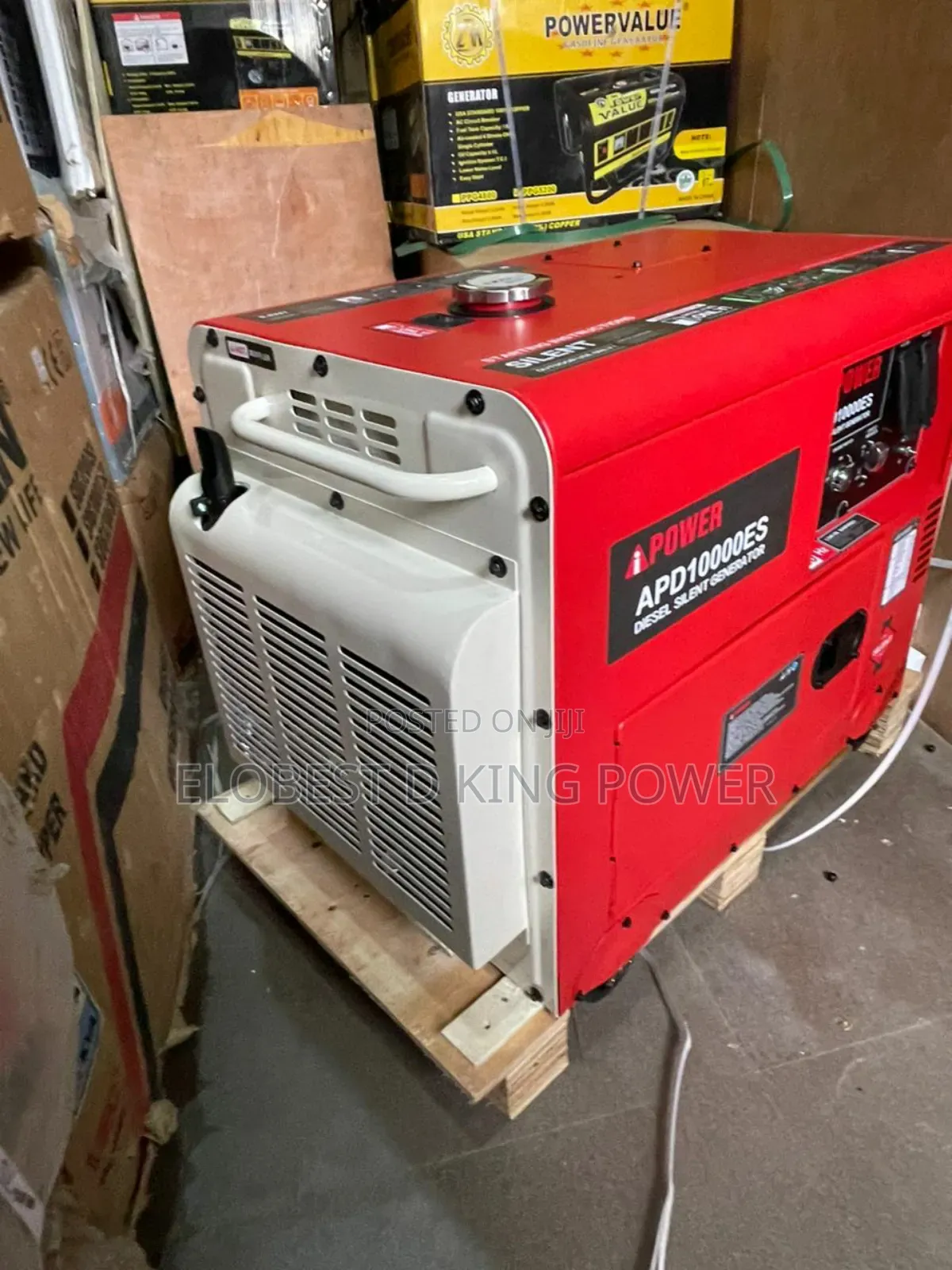 12.5kva Ipower Diesel Soundproof Generator 100% Pure Copper