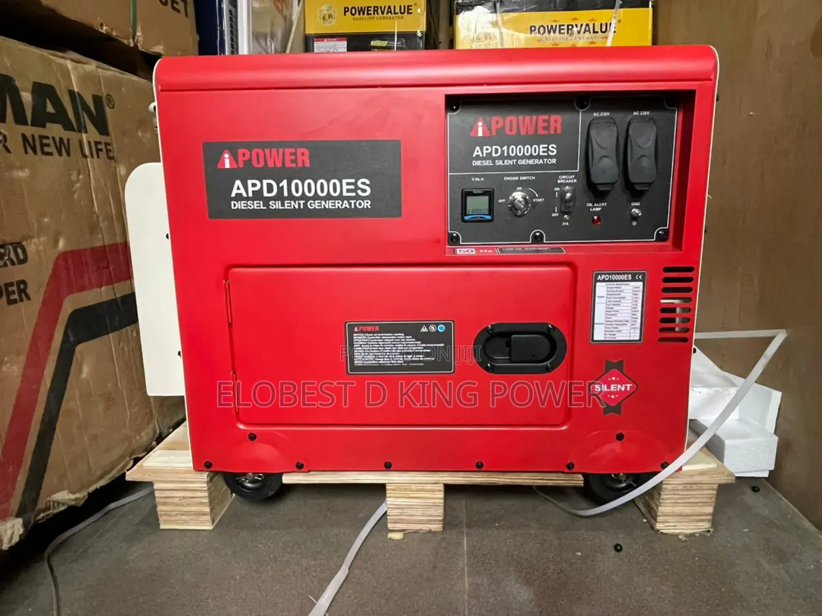 12.5kva Ipower Diesel Soundproof Generator 100% Pure Copper