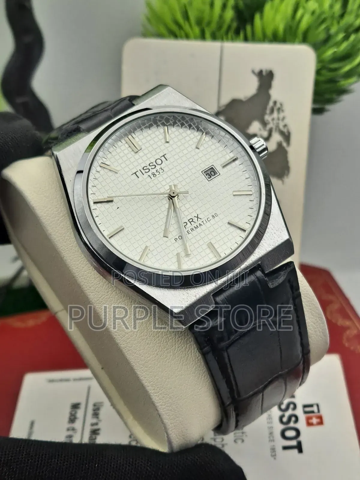 Tissot Powermatic Leather Wristwatch