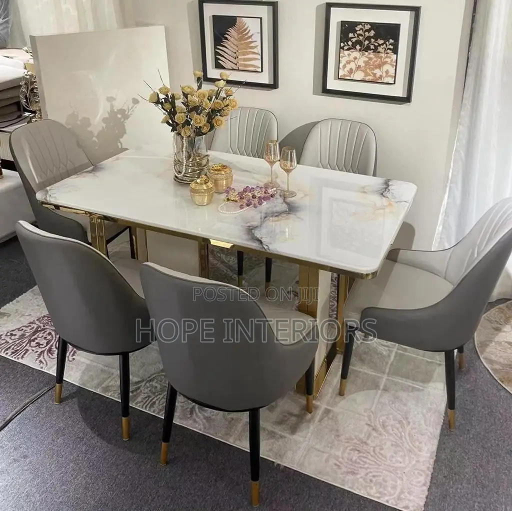 Dinning Set by Six Seaters