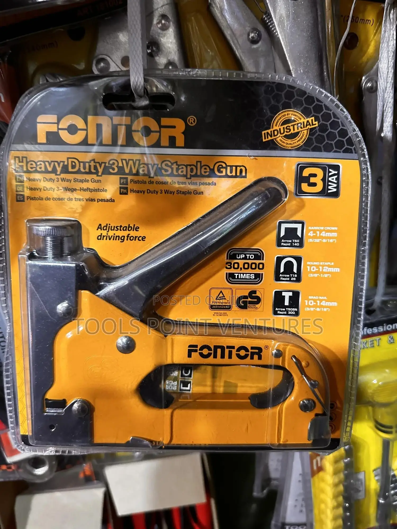 Fontor Heavy Duty 3way Staple Gun