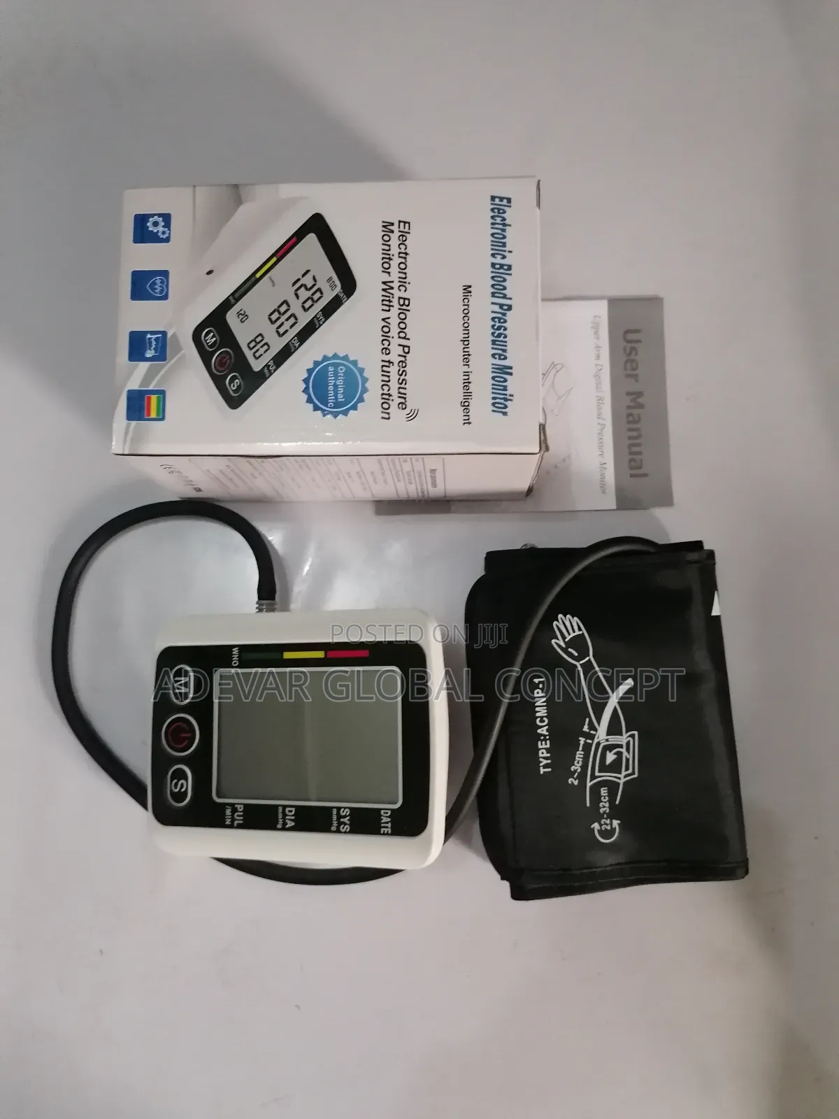 Blood Pressure Monitor Meter-LCD Digital Display BP Monitor