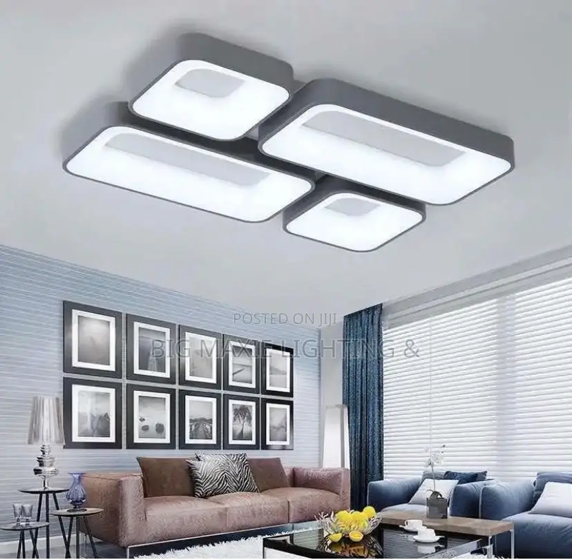 New Nordic Square Led Ceiling Chandelier Lamp