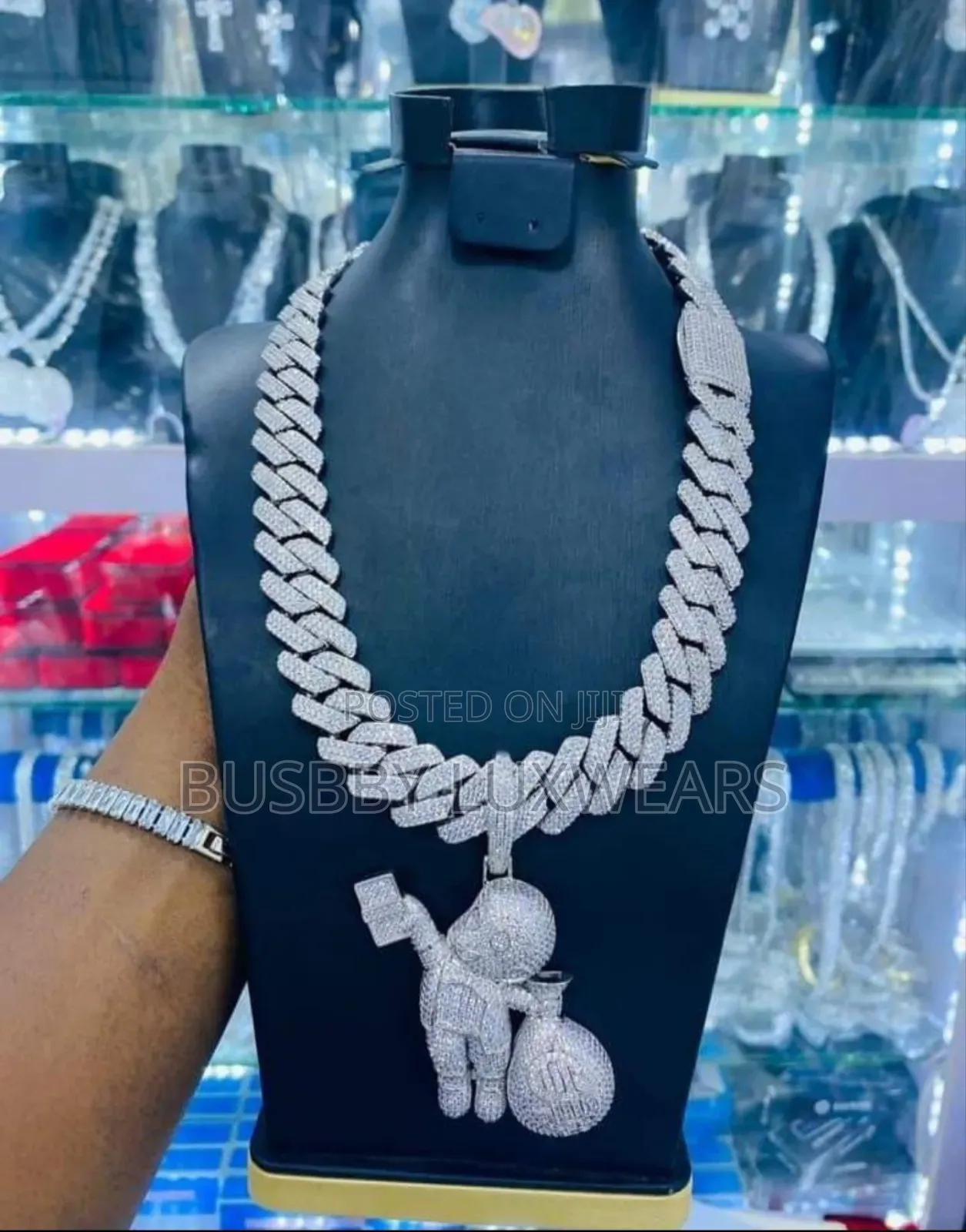 Cuban Link Chain Pendant 18mm Passes Tester