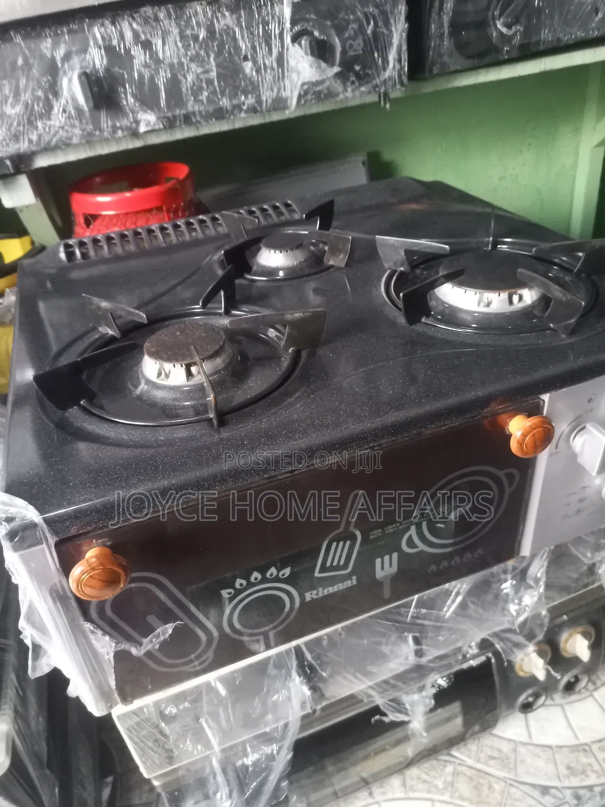 Three Burner Table Top Gas Cooker With Oven