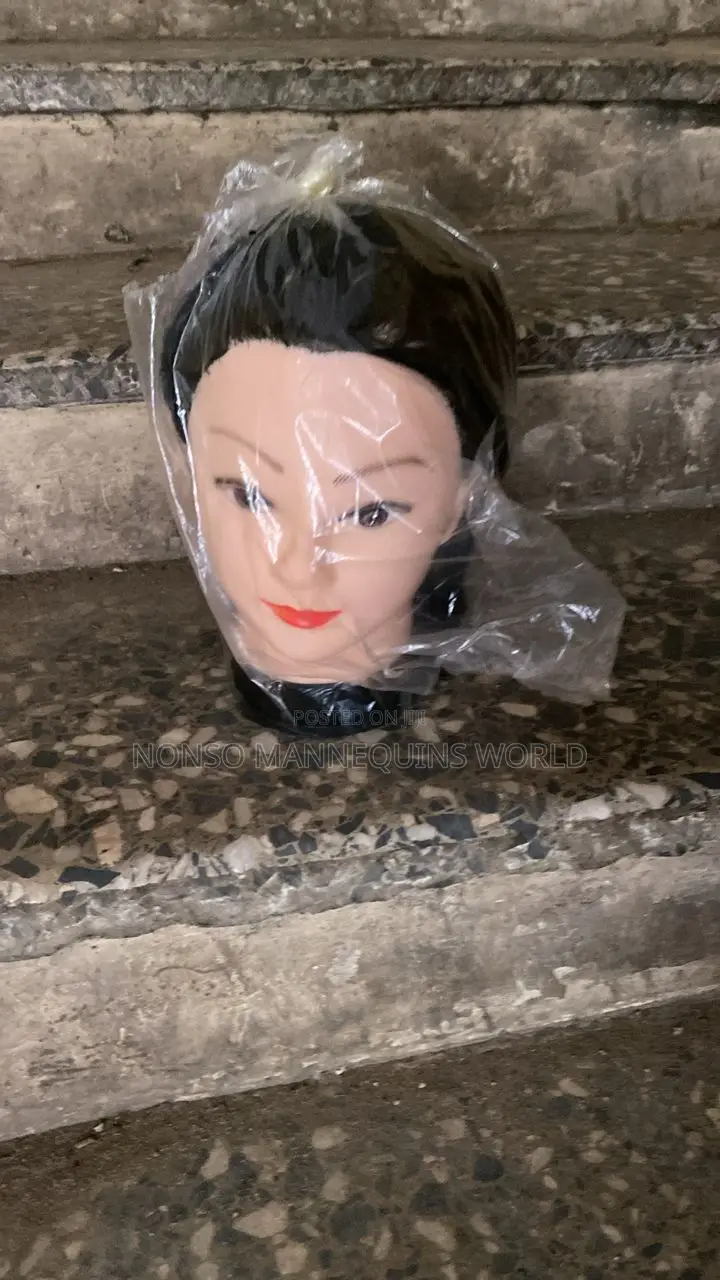 Mannequin Head With Hairs