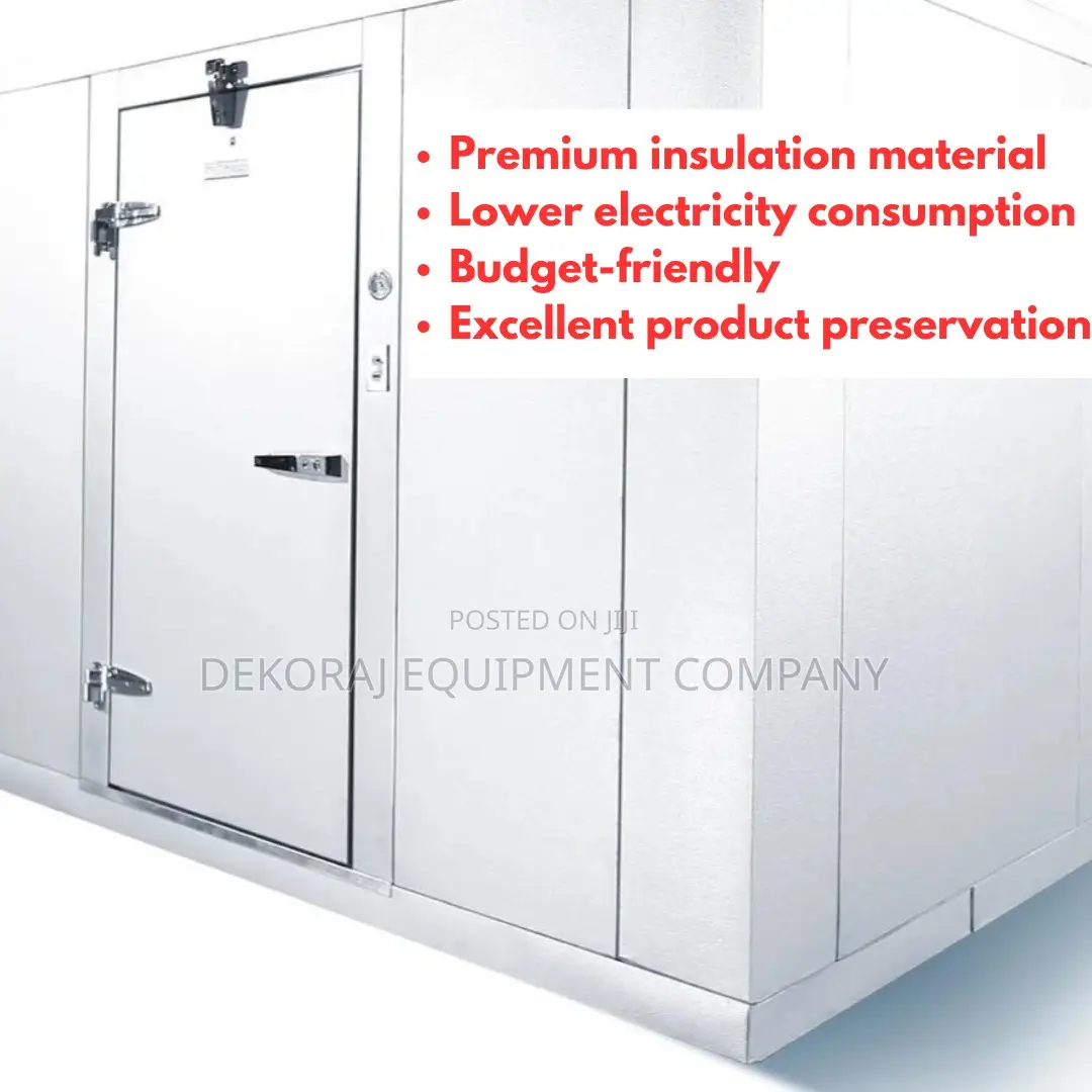 High Capacity DEKORAJ 5-Ton Blast Freezer and Cold Room