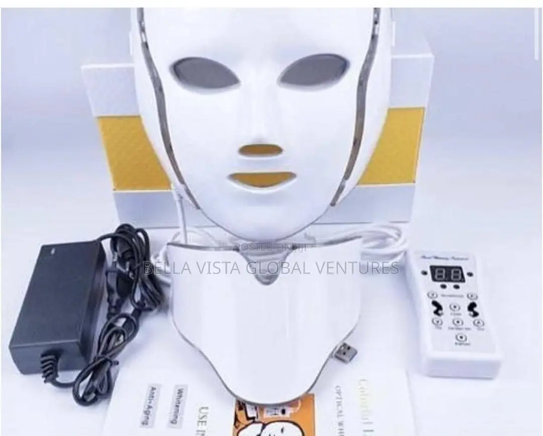 7 Colors Led Facial Beauty Mask Skin Rejuvenationphoton Mask