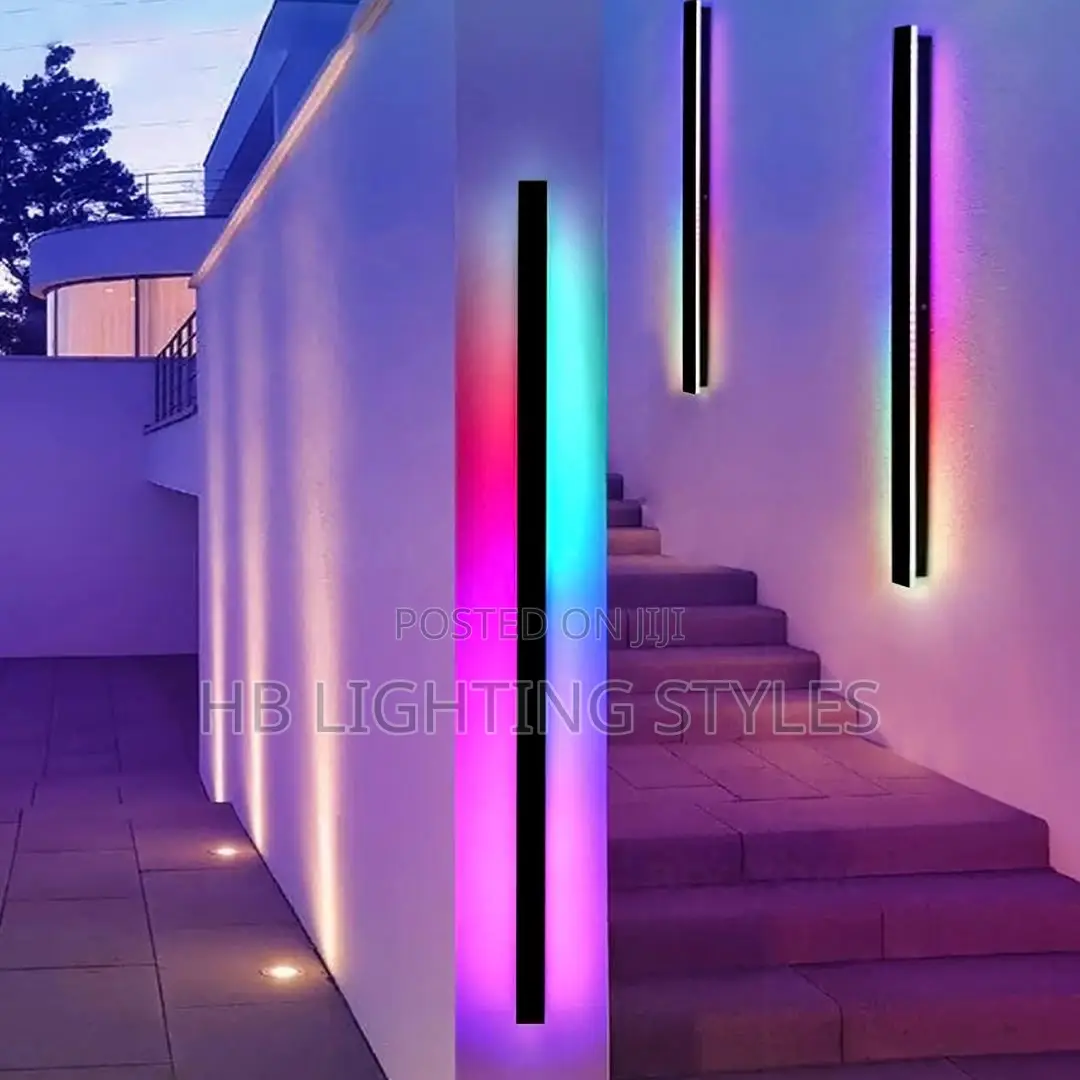 Modern Outdoor Porch Colored Light