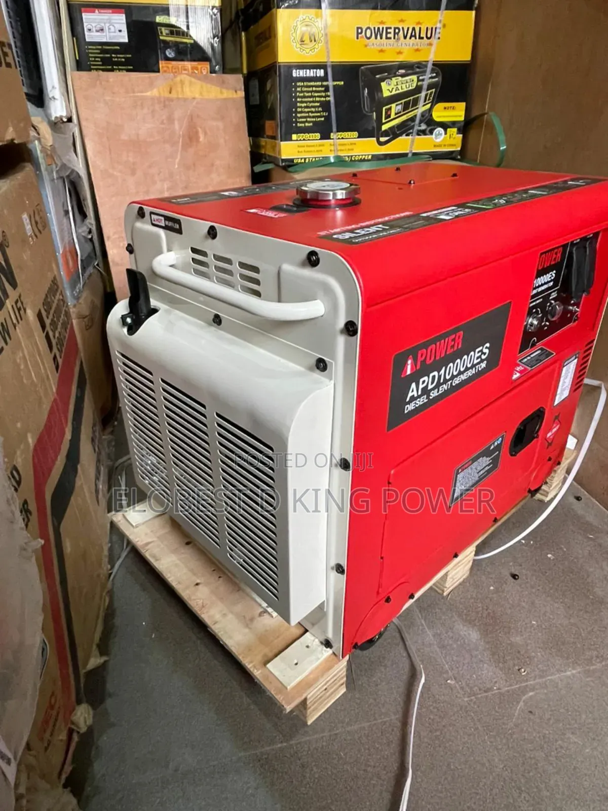 12.5kva Ipower Diesel Soundproof Generar 100% Pure Copper