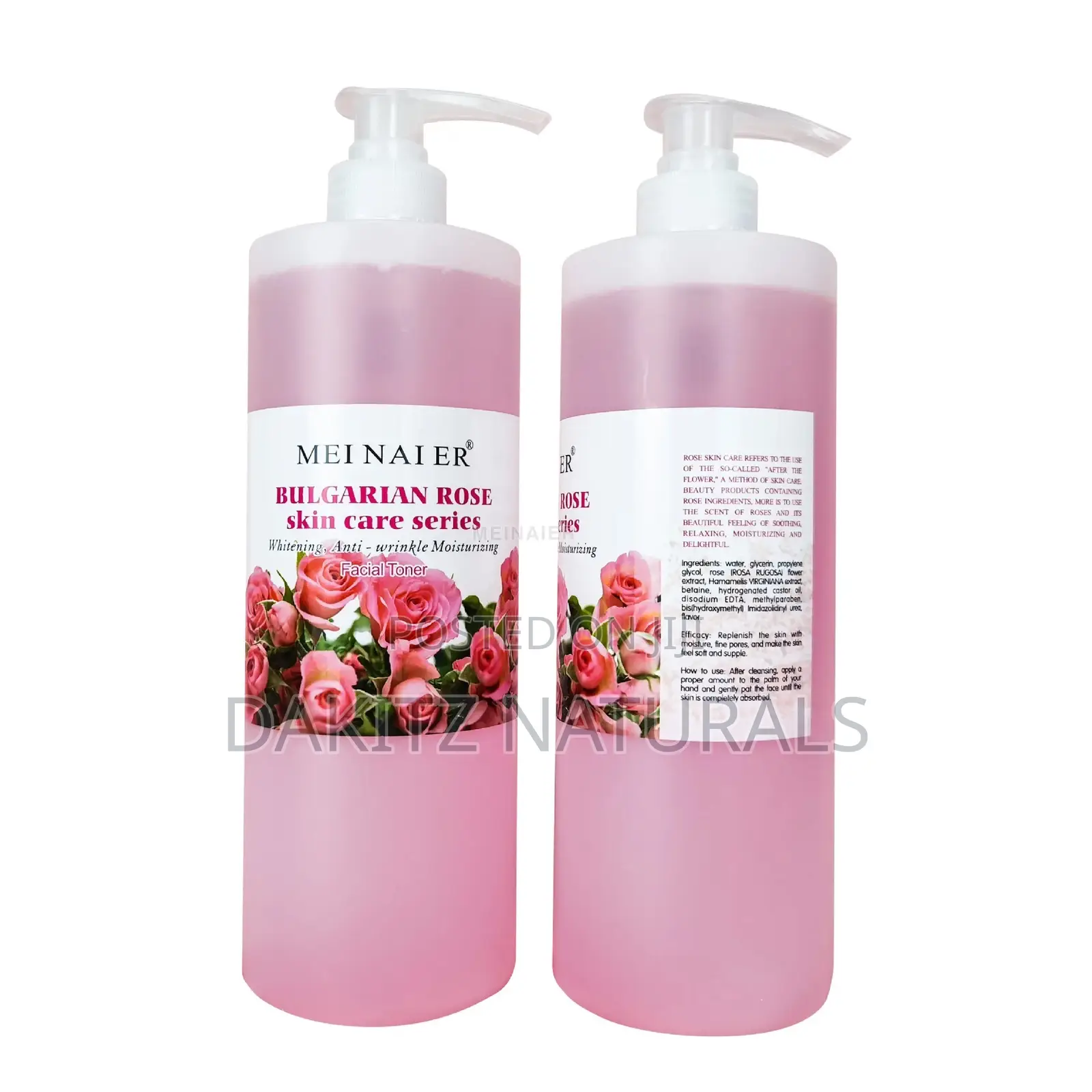 Rose Water Pink Rose Water Face Toner 1liter