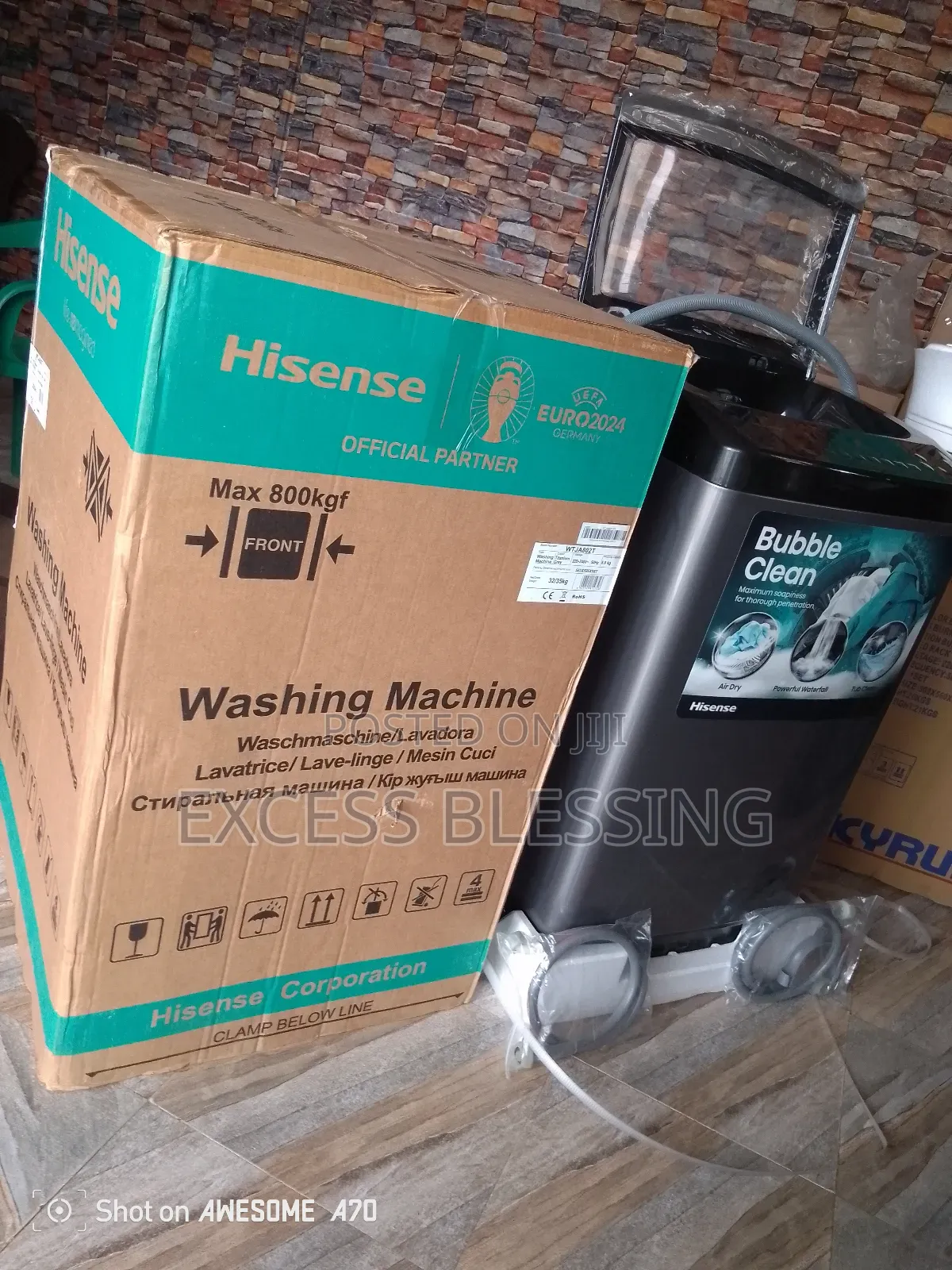 Quality 8kg Hisense Automatic Washing Machine -Wtja80t