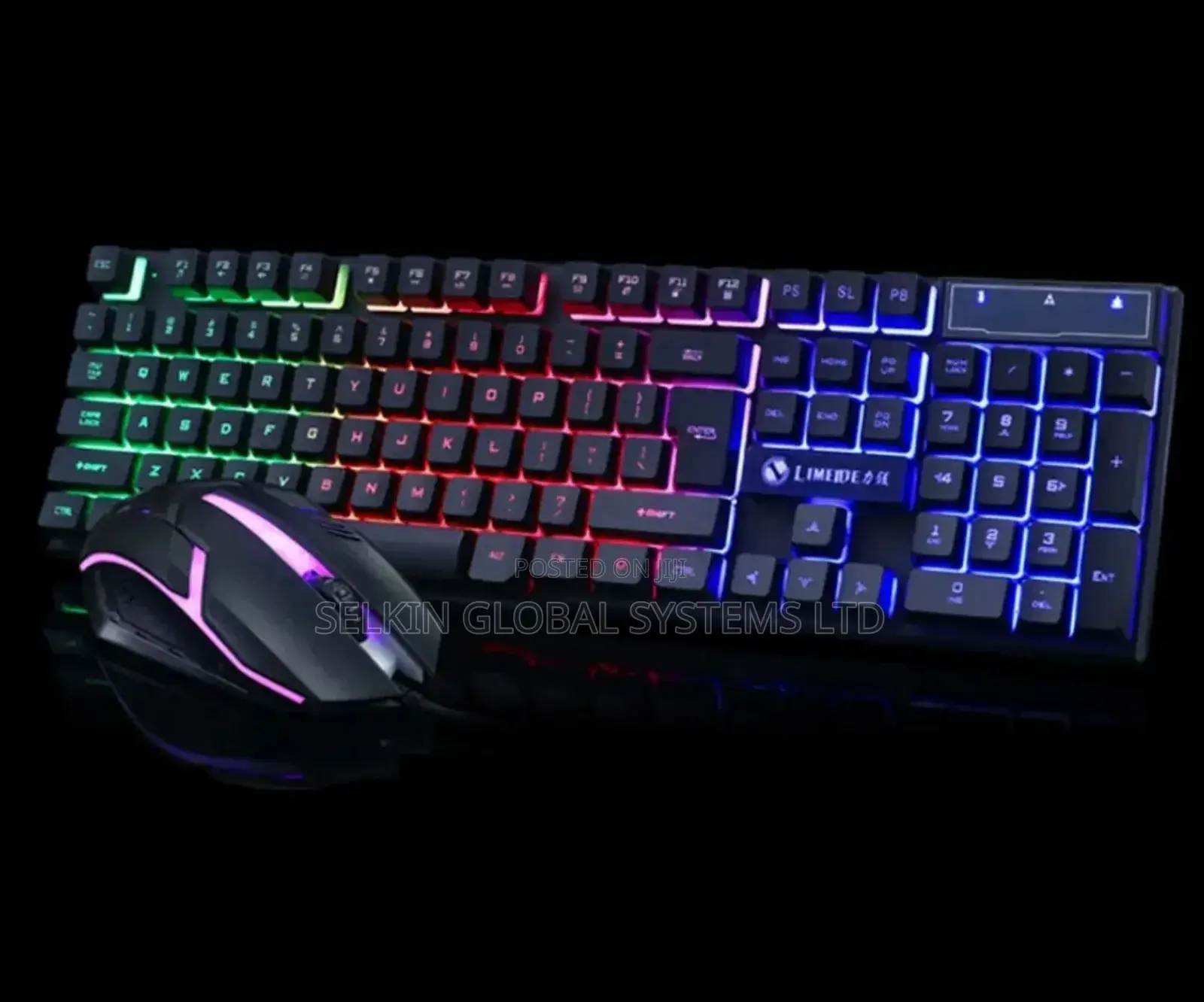 Twolf RGB Gaming Wired Keyboard and Mouse With Back Light