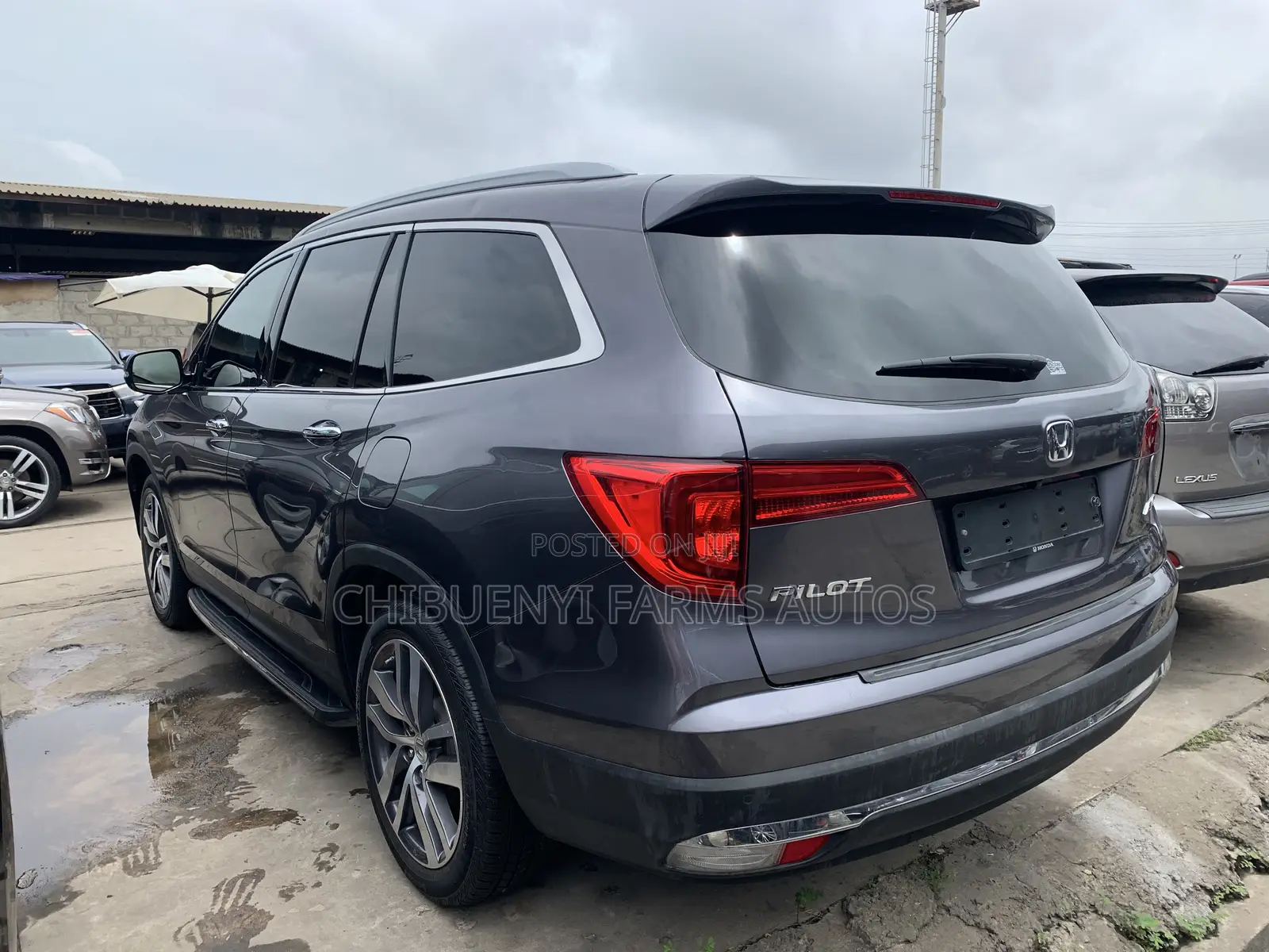 Honda Pilot EX-L 4dr SUV 4WD (3.5L 6cyl 5A) 2017 Gray