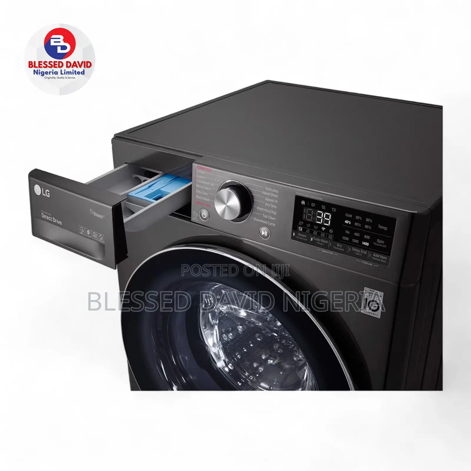 LG F2V5FGPYJE 9/5kg Front Load (Wash Dry) Washing Machine