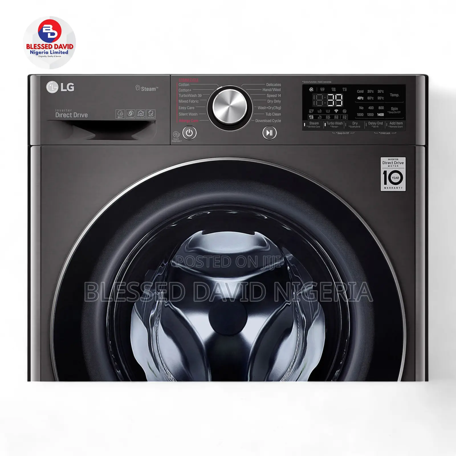 LG F2V5FGPYJE 9/5kg Front Load (Wash Dry) Washing Machine