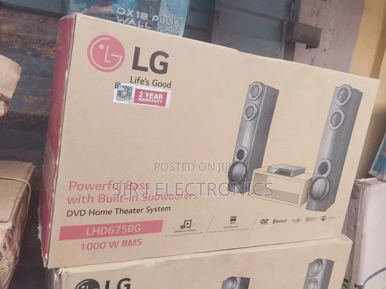 Original Lg 1000watts Powerful Home Theatre With Dvd Systems