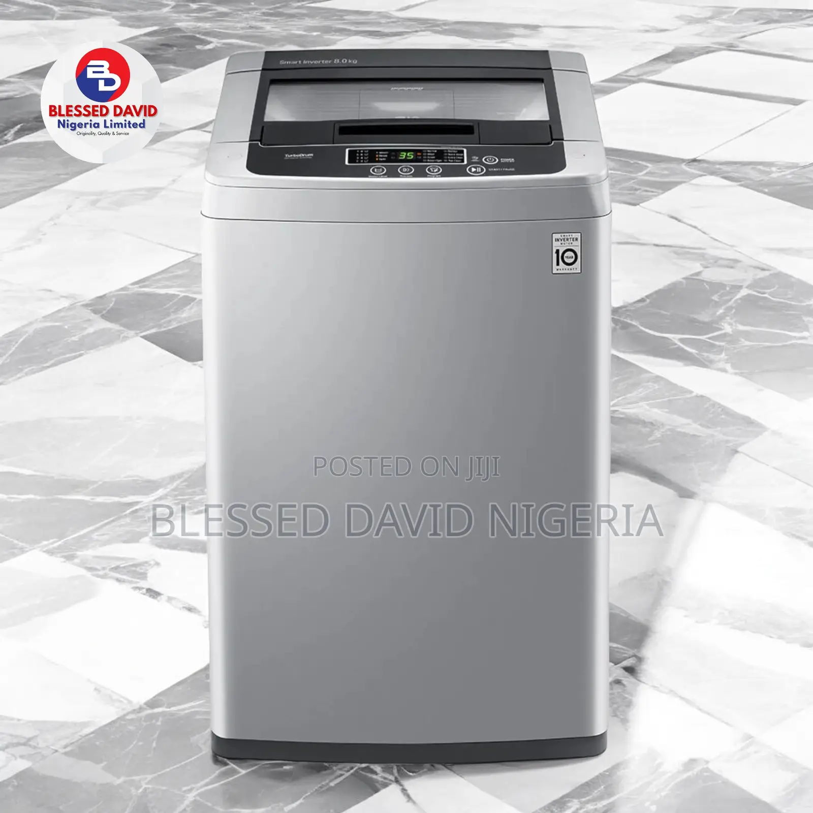 LG T8585NDHV 8KG Top Load Washing Machine