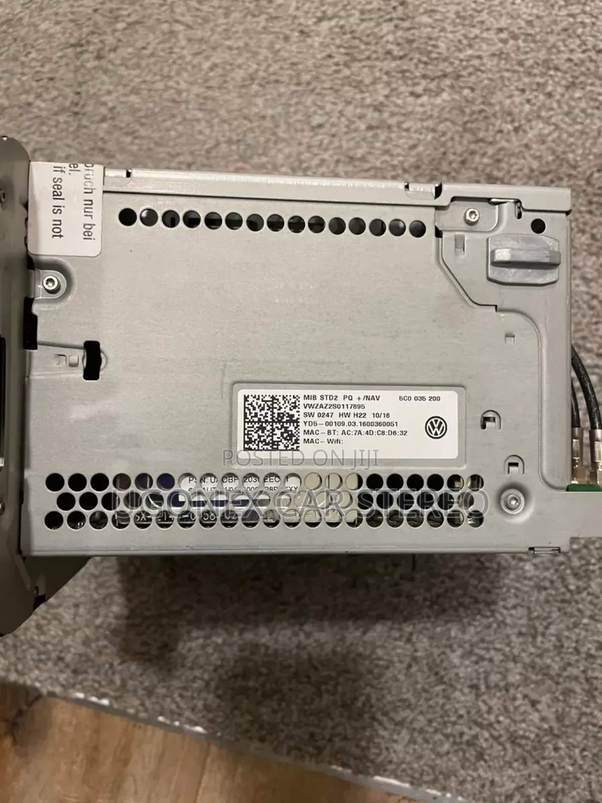 2015-18 Volkswagen Passat/Tourang Factory Navigation Radio