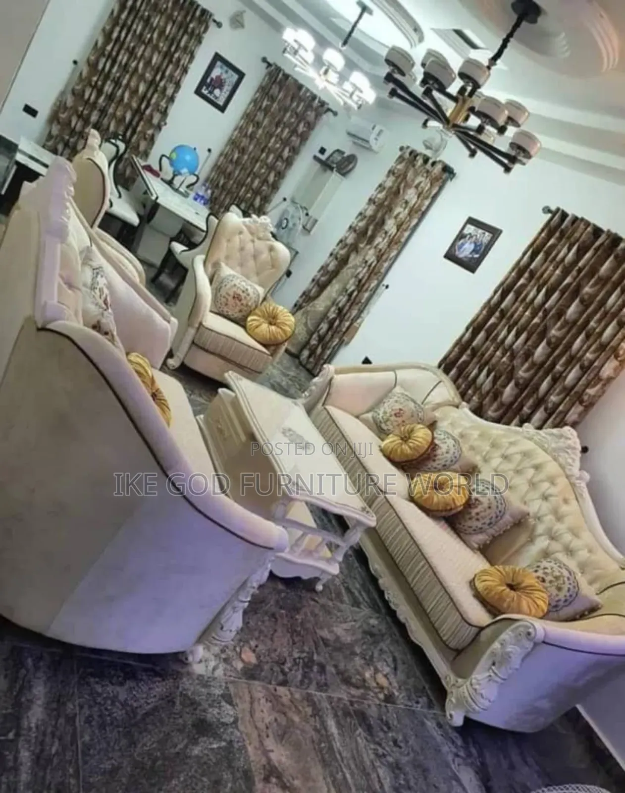 7seater Imported Turkish Royal Fabric Sofa Chair Quality Pro