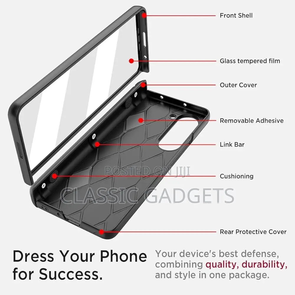 Premium Hard Pc Full Protection Cover for Galaxy Z Fold 6