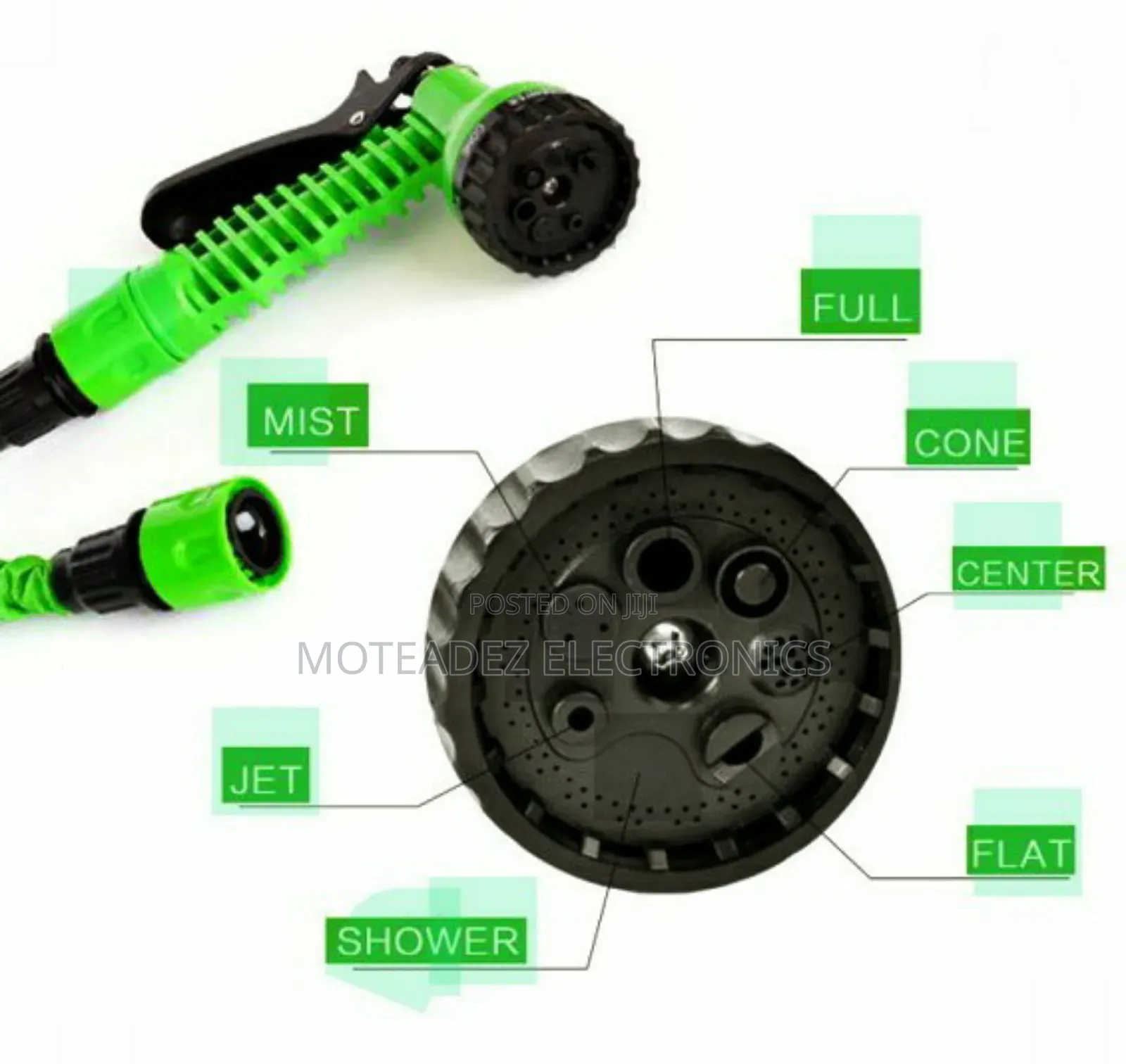 50ft Expanding Flexible Garden Water Hose With Spray Nozzle