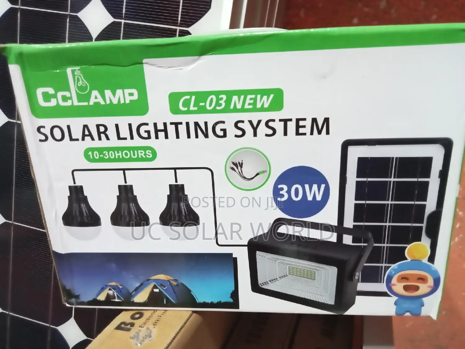 Cclamp Solar Lighting System Cl-03 30w