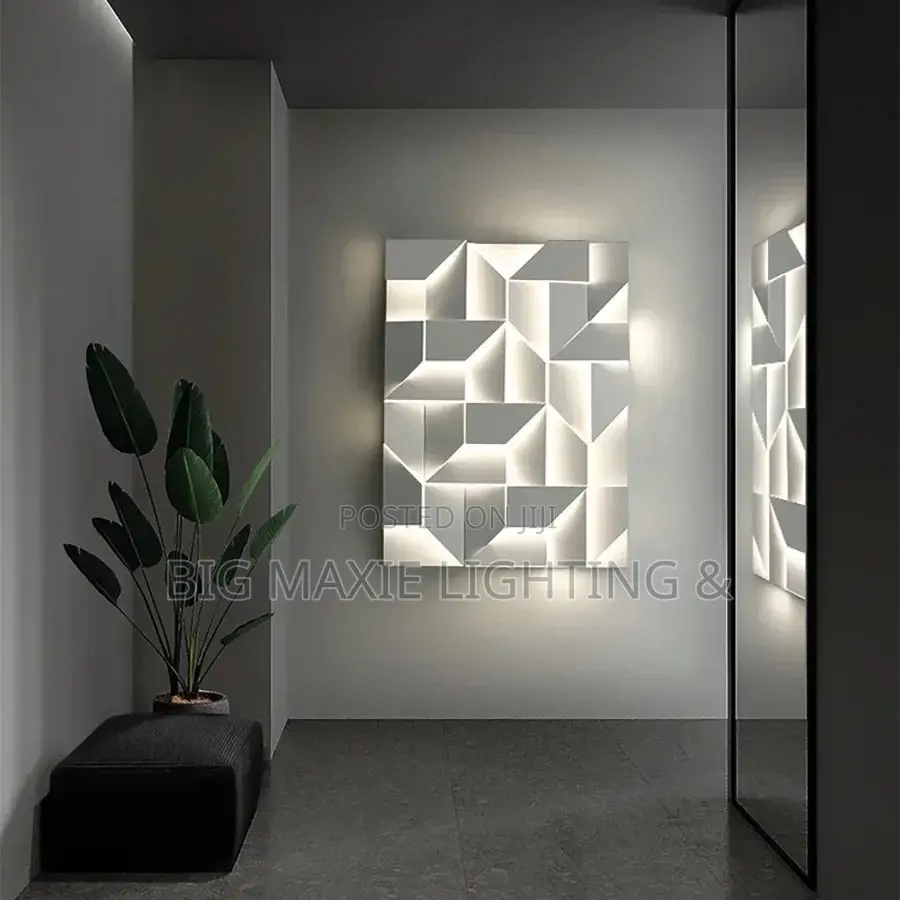 Creativity 3D Model Led Sconce Lamps Wall Art Decor